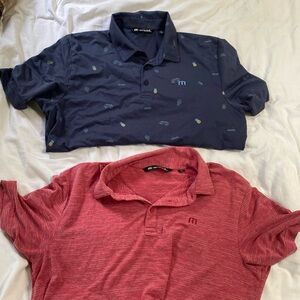 2 Travis Mathew golf polos